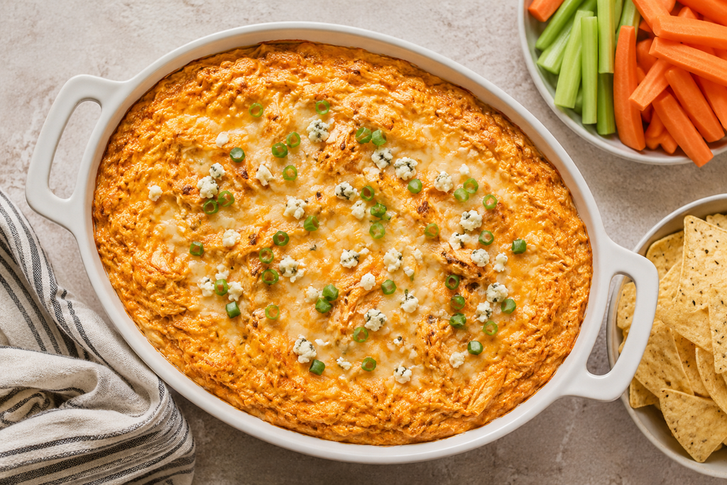 High-Protein Buffalo Chicken Dip