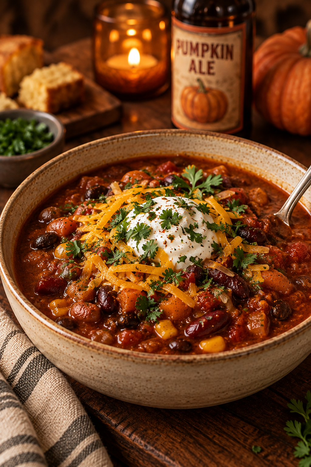 Pumpkin Beer Chili